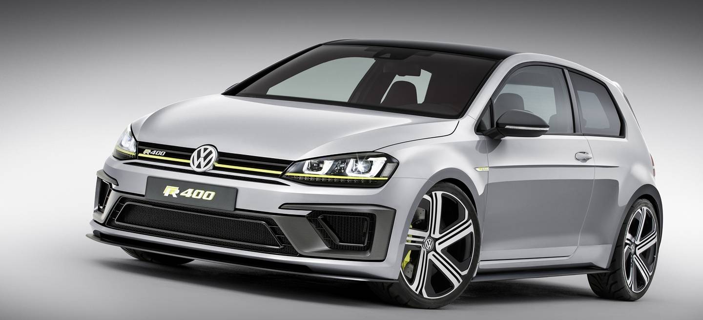 Die neue Volkswagen Studie Golf R 400