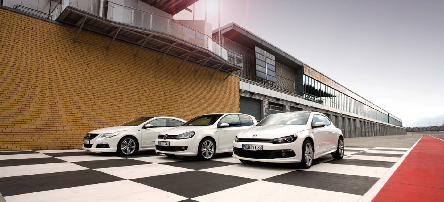 Volkswagen Passat CC, Golf, Scirocco R-Line