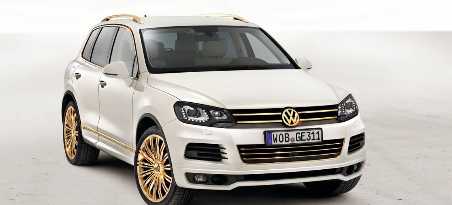 Volkswagen Touareg Gold Edition, bling bling árabe