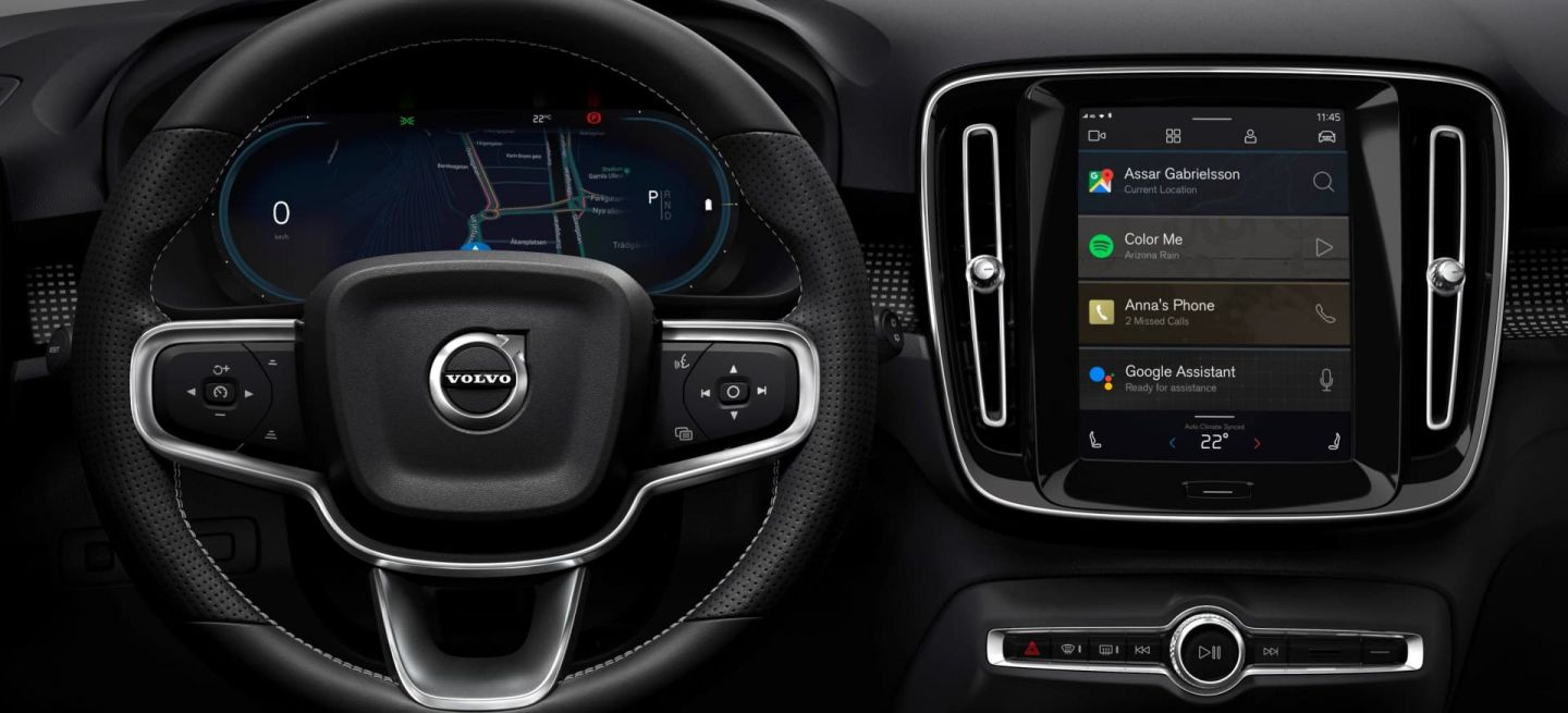 Fully Electric Volvo Xc40 Introduces Brand New Infotainment System Fully Electric Volvo Xc40 Introduces Brand New Infotainment System