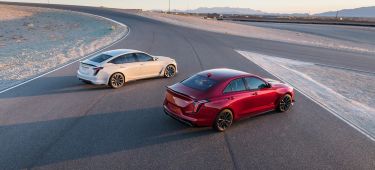 2022 Cadillac Ct5 V Blackwing (left) And Ct4 V Blackwing (right)