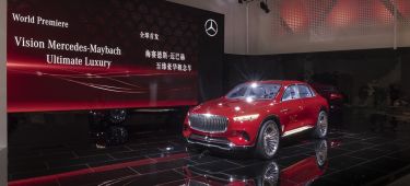 Mercedes Benz Vernissage “vision Mercedes Maybach Ultimate Luxury” Am Vortag Der Auto China 2018