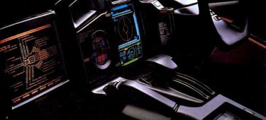 Cabina futurista del Mitsubishi HSR-II concept con avanzada instrumentación digital.