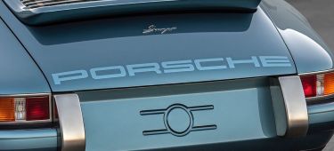 Porsche 911 Singer Azul Naranja Dm 3