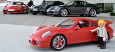 playmobil porsche rojo