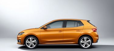 Skoda Fabia 2021 Lateral Naranja 2