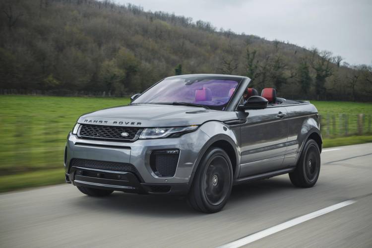 2017-Land-Rover-Range-Rover-Evoque-Convertible-front-three-quarter-in-motion-05-1