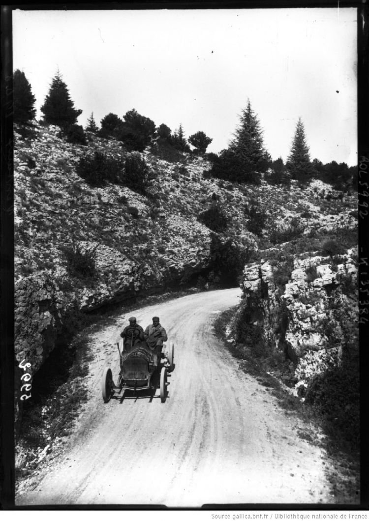 Subida al Mont Ventoux, 1908