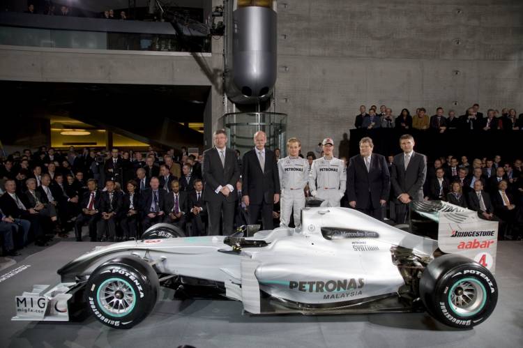 Presentación oficial de Mercedes GP-Petronas 2010 Presentación oficial de Mercedes GP-Petronas 2010