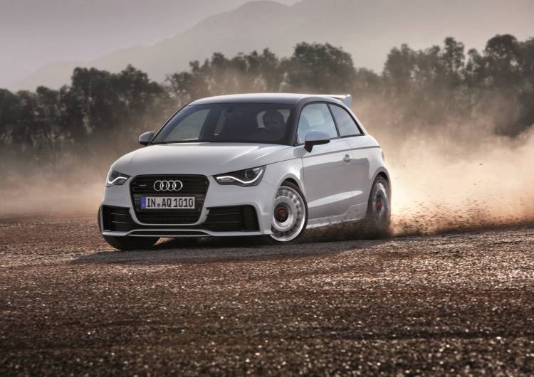 Audi A1 quattro/Fahraufnahme Audi A1 quattro/Fahraufnahme