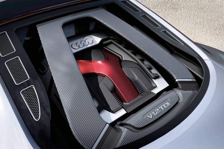 Audi R8 V12 TDI concept/Motorraum