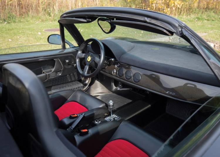 ferrari f50 interior