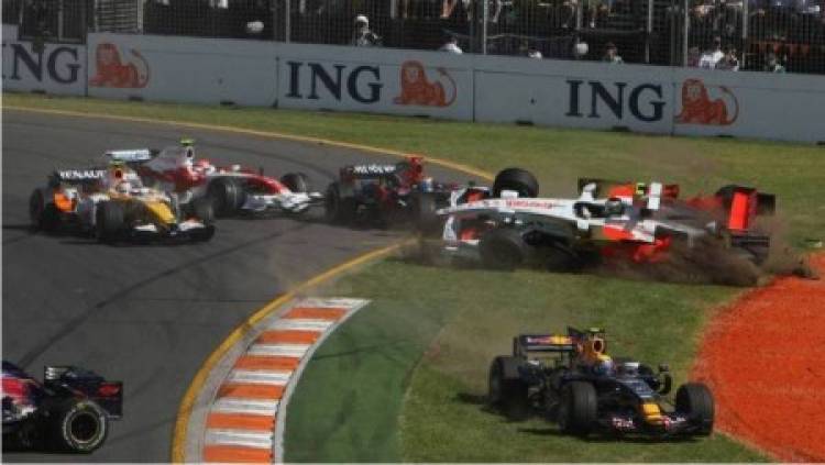 Accidente en el Gran Premio de Australia Accidente en el Gran Premio de Australia