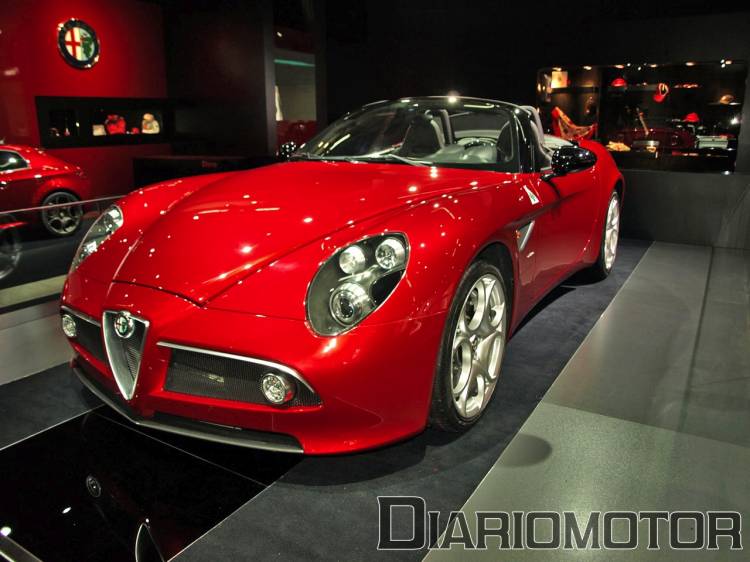 Alfa Romeo 8C Spider en el Salón de Barcelona