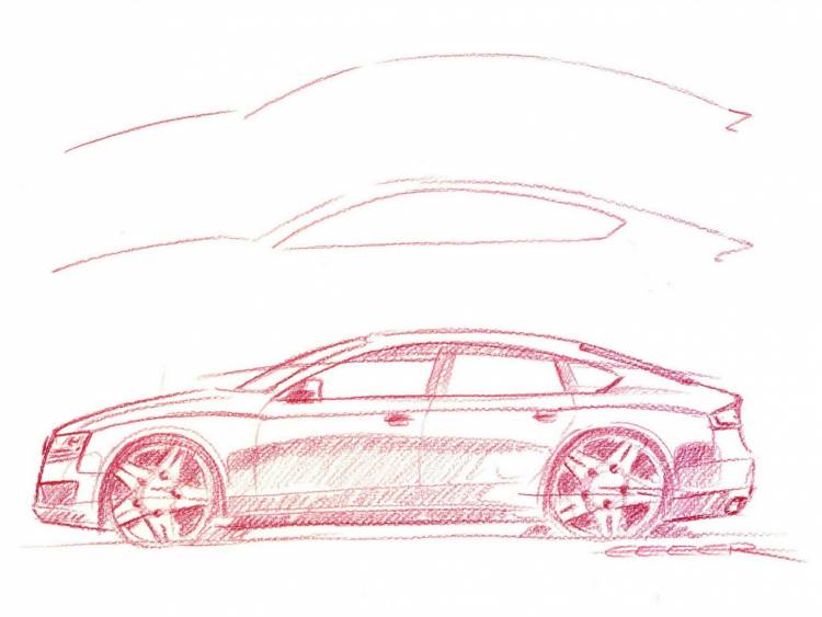 Teaser oficial del Audi A5 Sportback Teaser oficial del Audi A5 Sportback