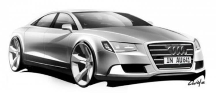 Audi A8 2010 teaser Audi A8 2010 teaser