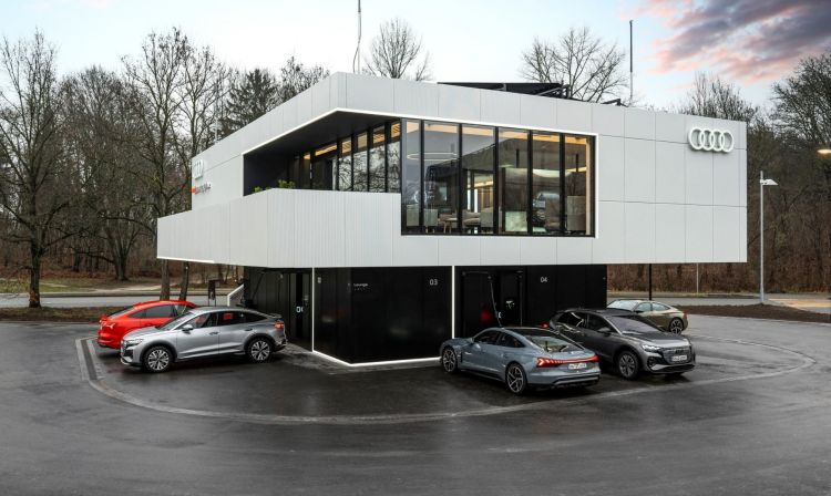 World First: Start Of The Audi Charging Hub As An Urban Quick Ch World First: Start Of The Audi Charging Hub As An Urban Quick Ch