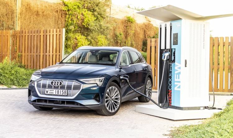 The Audi E Tron At Masdar City The Audi E Tron At Masdar City