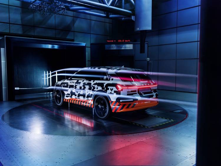 Streamline: Audi E Tron Prototype With Decisive Aerodynamics