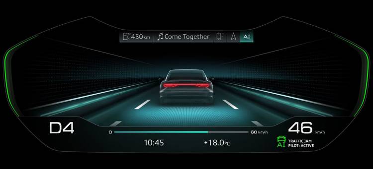 The traffic jam pilot in the new Audi A8 The traffic jam pilot in the new Audi A8