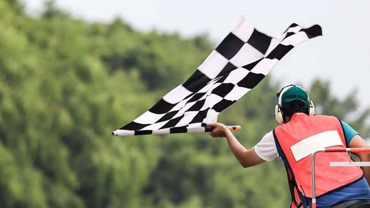 Checkered flag