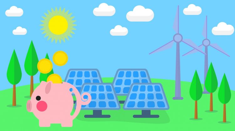 Virtual Battery Solar Piggy Bank Solar Wallet