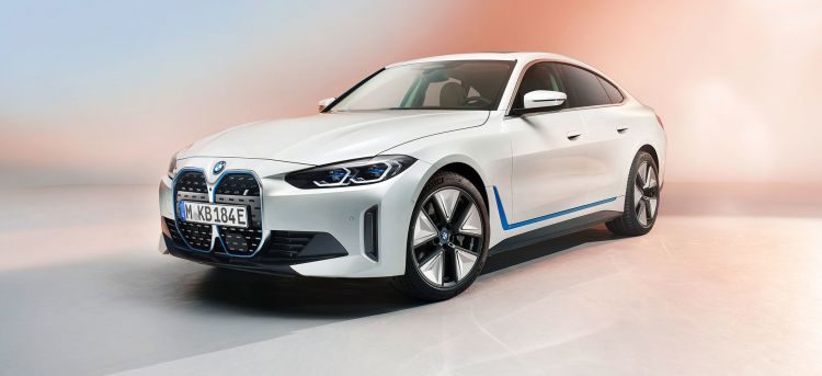 Bmw I4 Frontal Coche Electrico Bmw I4 Frontal Coche Electrico