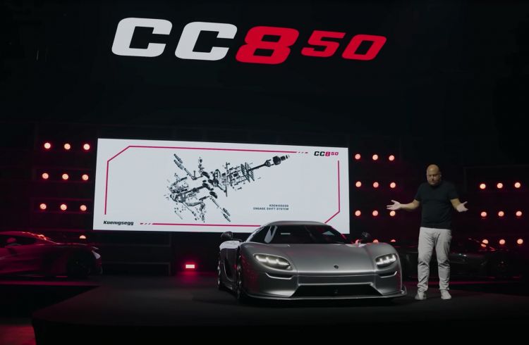 Predstavitev ročnega samodejnega menjalnika Koenigsegg