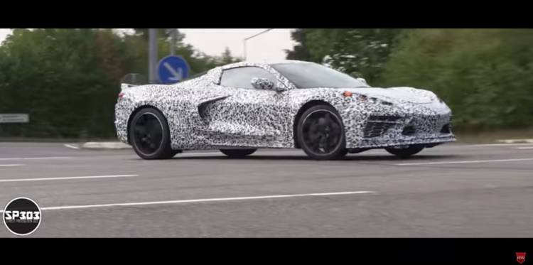 Chevrolet Corvette C8 Camuflado Video 2 Chevrolet Corvette C8 Camuflado Video 2