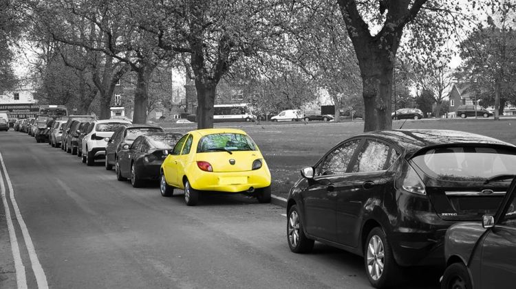 Yellow car