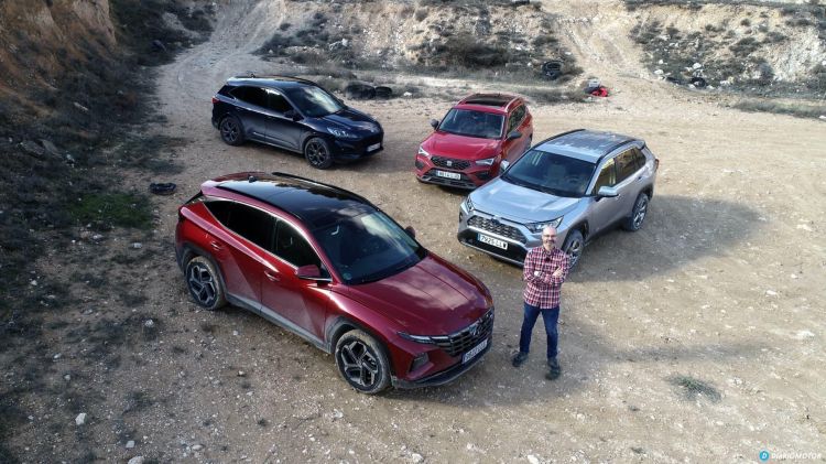 Comparativa 4x4 Tucson Ateca Kuga Rav4  01