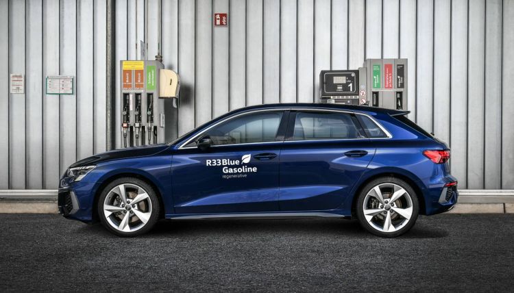 Diesel Gasolina Azul Audi 01