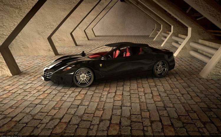 Render de un posible coupé de cuatro puertas de Ferrari Render de un posible coupé de cuatro puertas de Ferrari