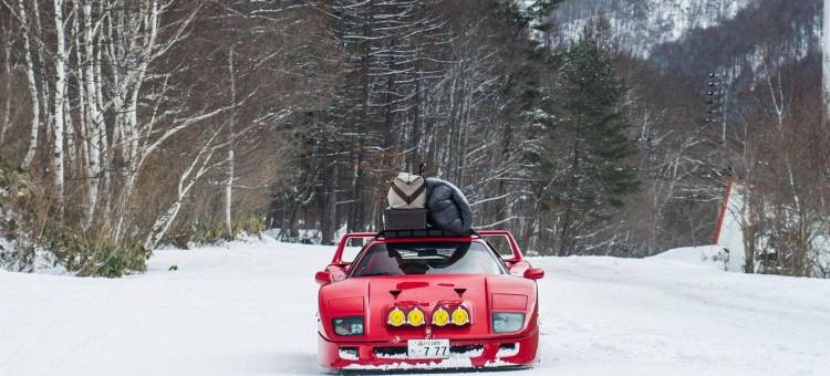 ferrari-f40-nieve ferrari-f40-nieve