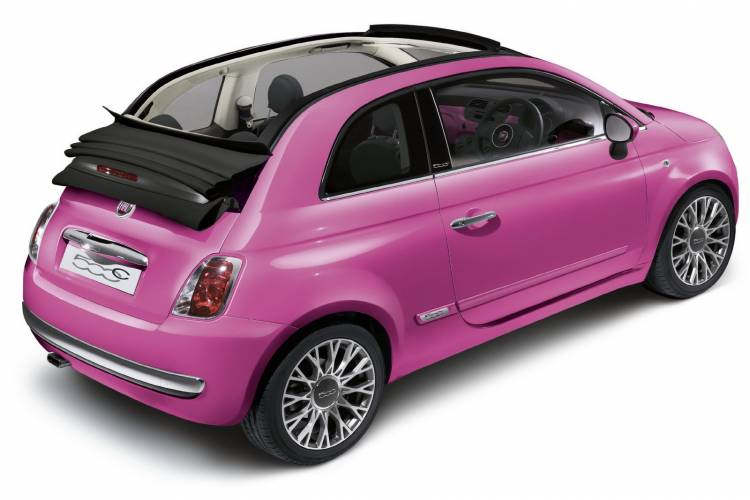 Fiat 500C Pink Fiat 500C Pink