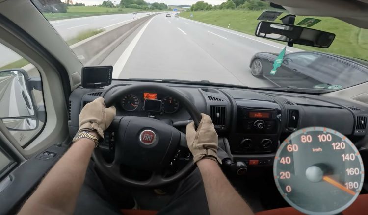 Fiat Ducato Diesel 200 Km H Autobahn Video 2