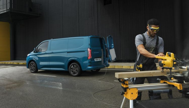 All New, All Electric E Transit Custom From Ford Pro Is Set To S