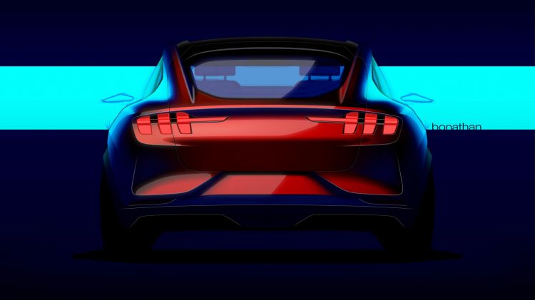Ford Mustang Mach E Sketch