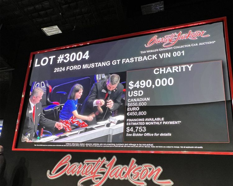 Ford Mustang First Unit Auction 3