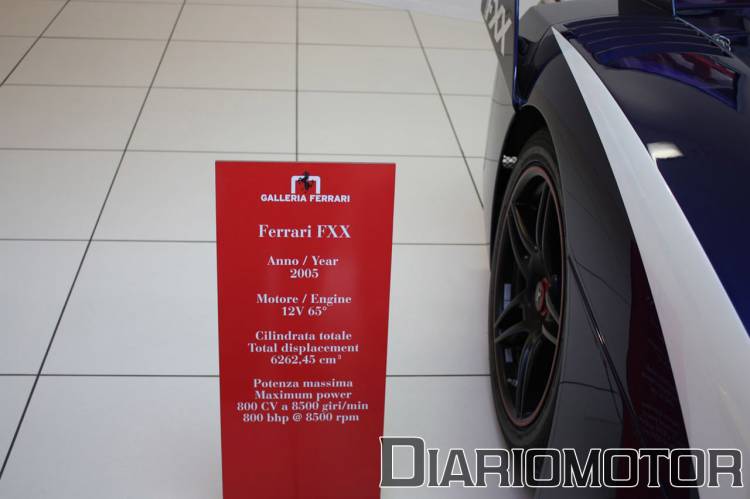 Ferrari FXX en la Galleria Ferrari Ferrari FXX en la Galleria Ferrari