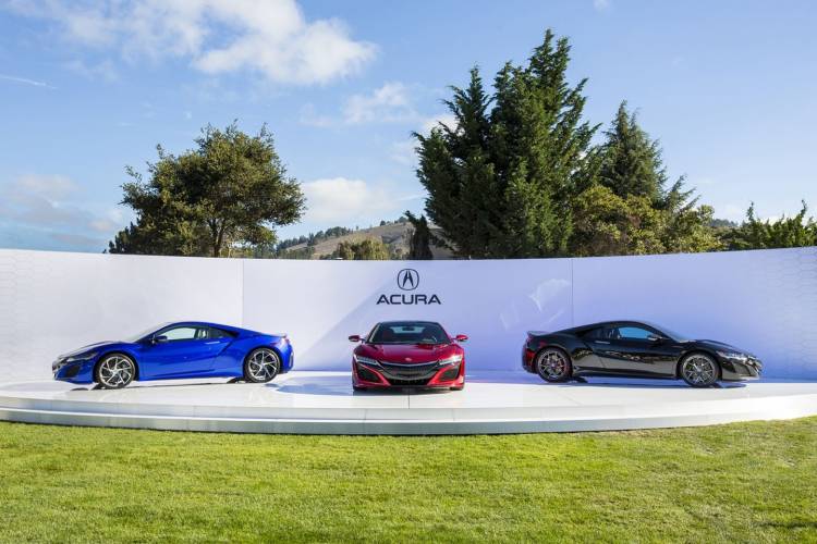 Acura NSX at The Quail 2015. Acura NSX at The Quail 2015.