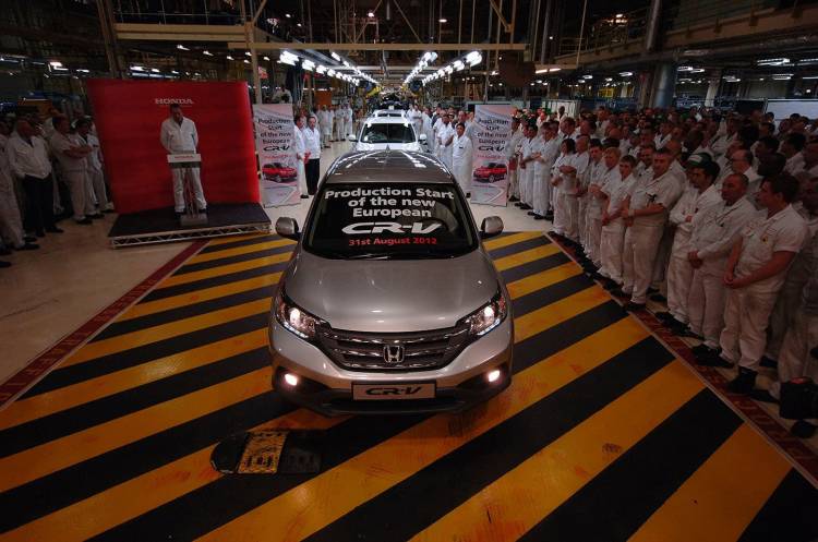 CR-V Line Off Ceremony