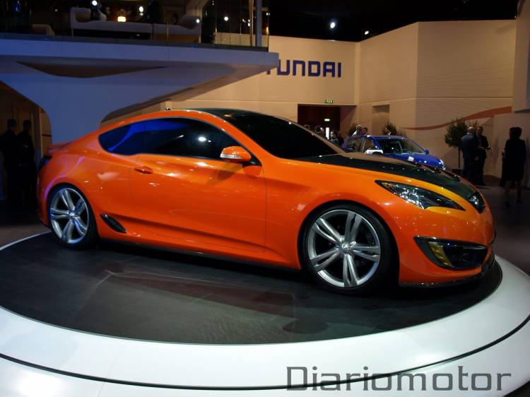Hyundai Genesis Coupé Concept en París 2008 Hyundai Genesis Coupé Concept en París 2008