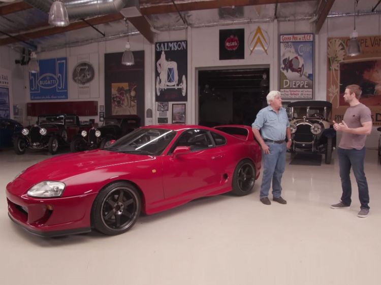 Jay Leno Paul Walker Toyota Supra 0518 01 Jay Leno Paul Walker Toyota Supra 0518 01