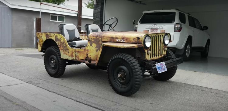 Rusty Willys Jeep Driving Video 2