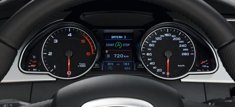 Start Stop System Display In The Audi A5 Start Stop System Display In The Audi A5