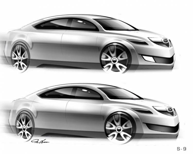 Prototipo descartado del Mazda 3 Sedán 2010 Prototipo descartado del Mazda 3 Sedán 2010