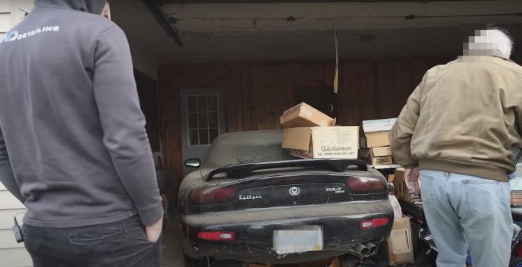 Mazda Rx 7 First Wash 23 Years Video 1