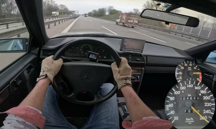 Mercedes 500 E Autobahn Velocidad Maxima Video 1