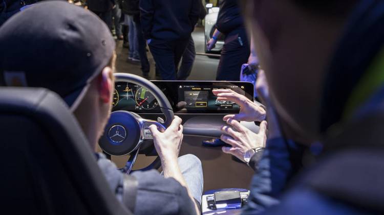 Mercedes-Benz auf der Consumer Electronics Show (CES, 2018) in Las Vegas